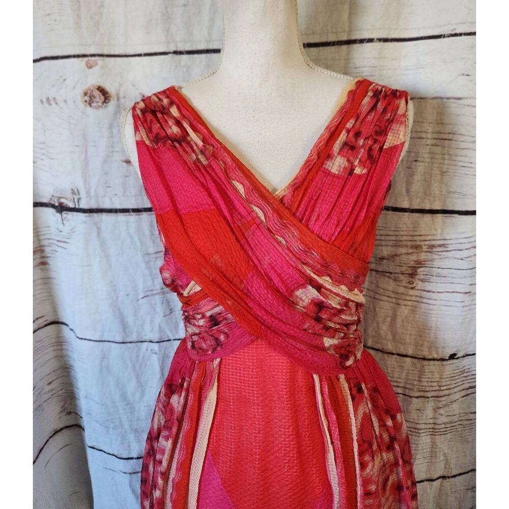 Y2K Anna Sui Spring 2009 Tie Dye Party Dress Size 4 - Picture 5 of 7